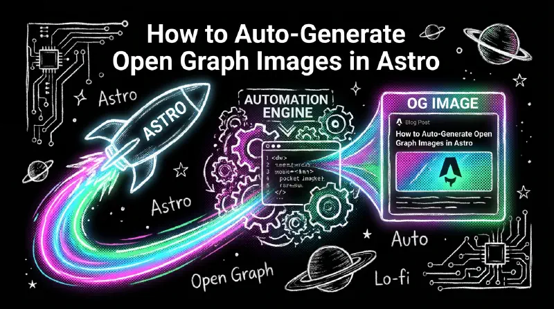Featured image of post 如何自动在 Astro 中为博文生成 Open Graph 图片